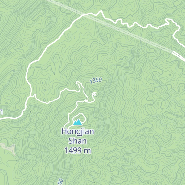 Map of Hongjianshan