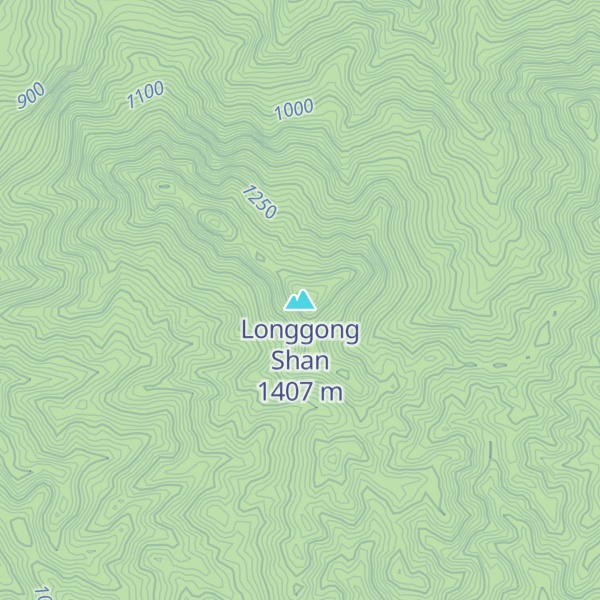 Map of Longgong Shan