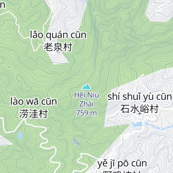 Map of Hēi Niú Zhài