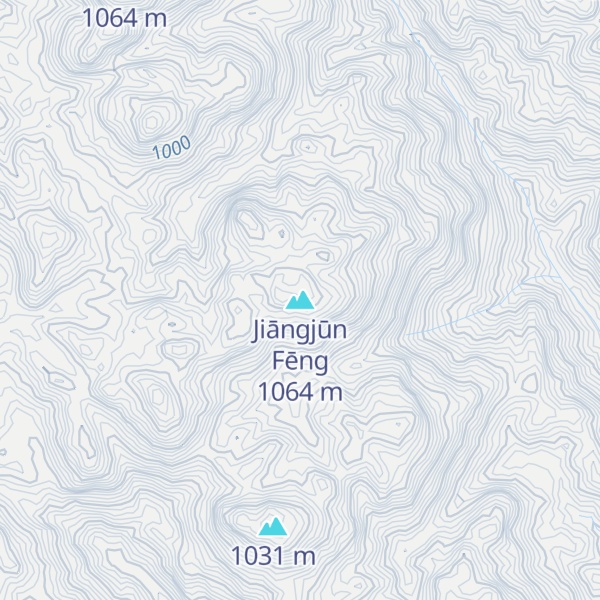 Map of Jiāngjūn Fēng