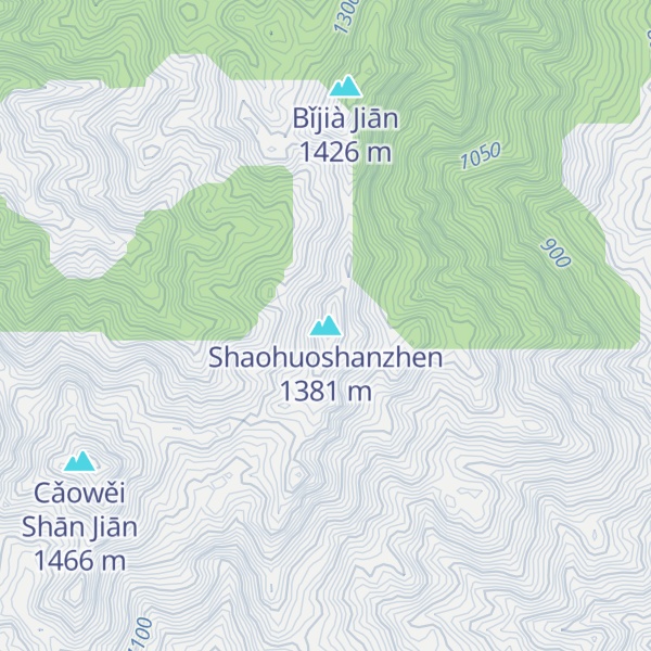 Map of Shaohuoshanzhen
