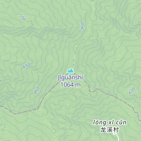 Map of Jīguānshí