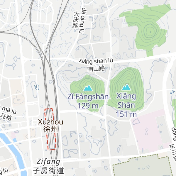 Map of Zǐ Fángshān