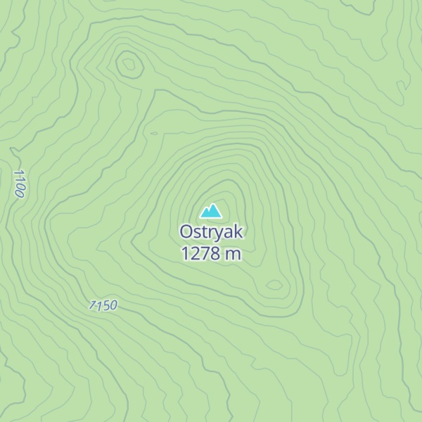 Map of Ostryak