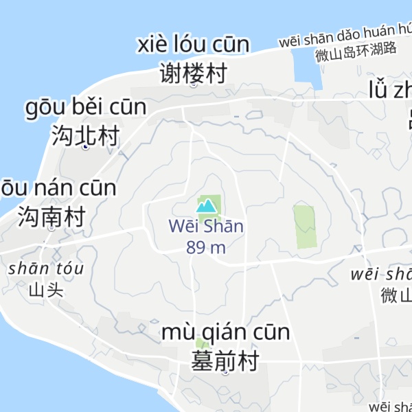 Map of Wēi Shān