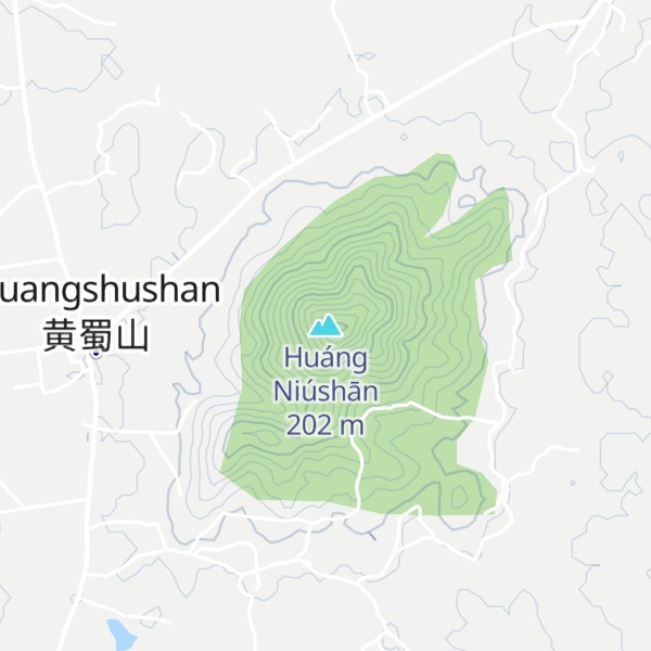 Map of Huáng Niúshān