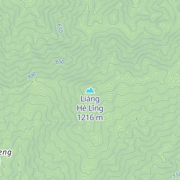 Map of Liáng Hé Lǐng