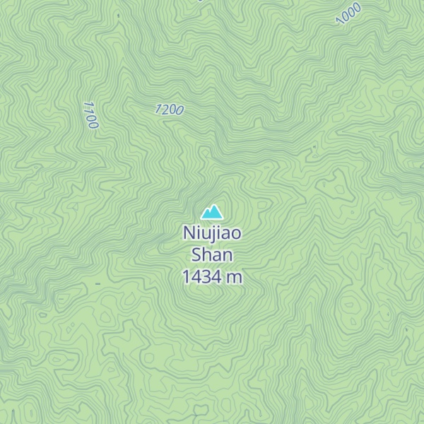 Map of Niujiao Shan