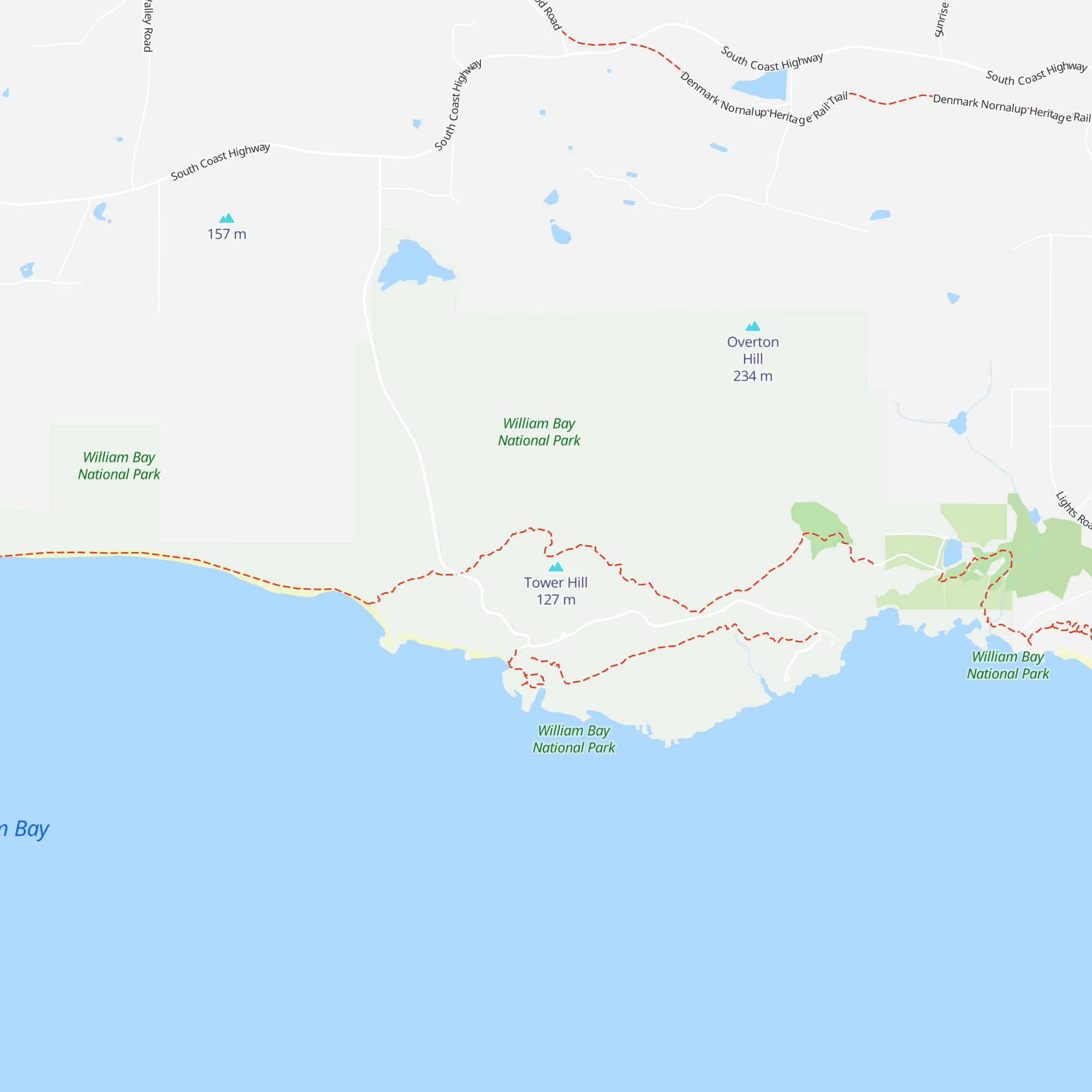 William Bay map