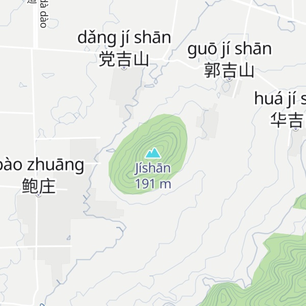 Map of Jíshān