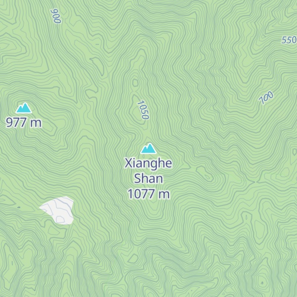 Map of Xianghe Shan