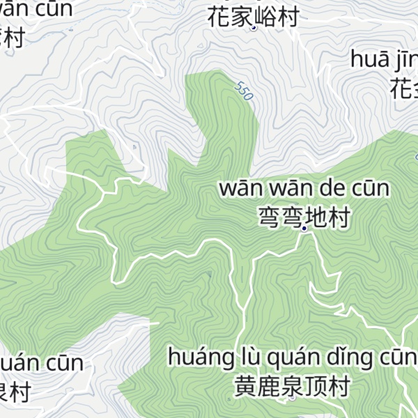 Map of Shuāng Tóu Shān