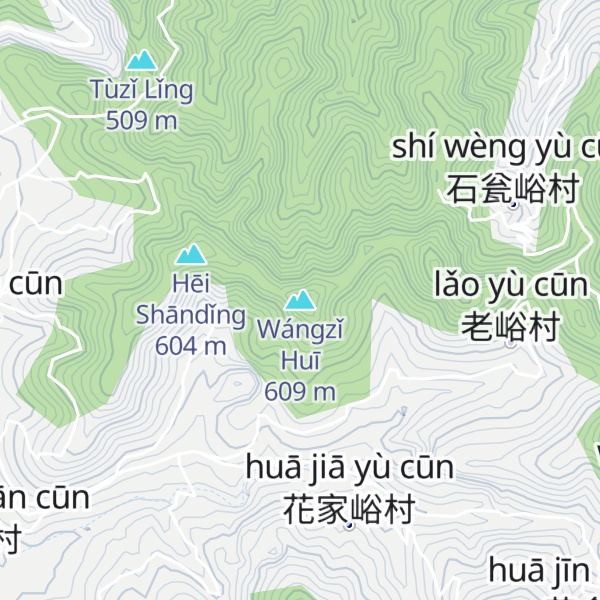 Map of Wángzǐ Huī
