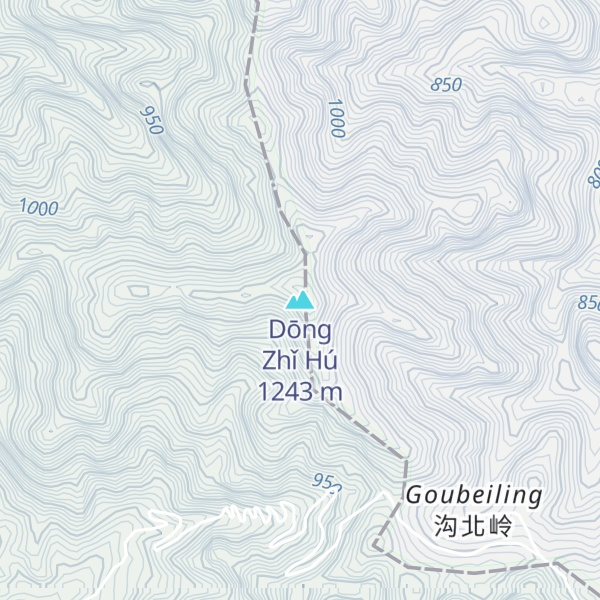 Map of Dōng Zhǐ Hú