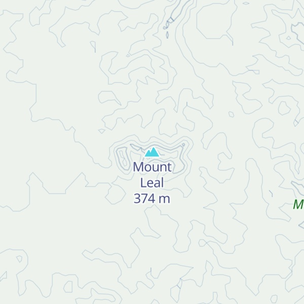Map of Mount Leal