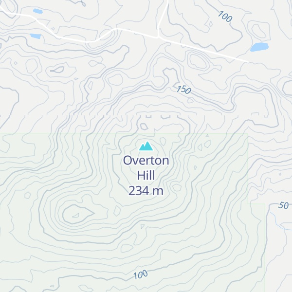 Map of Overton Hill