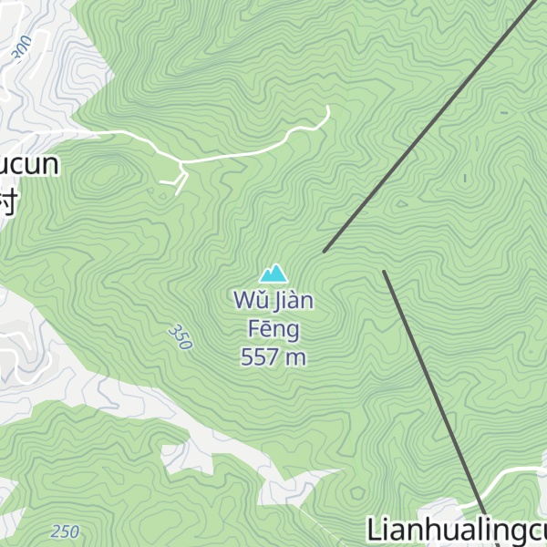 Map of Wǔ Jiàn Fēng