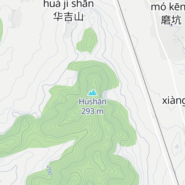Map of Húshān
