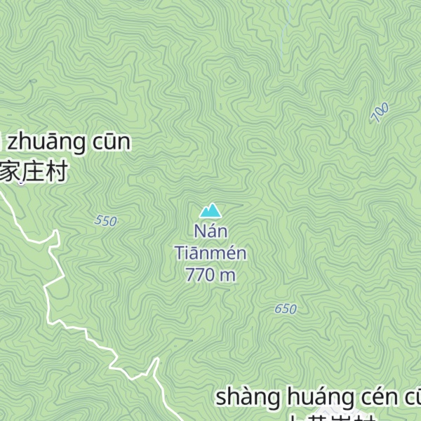 Map of Nán Tiānmén