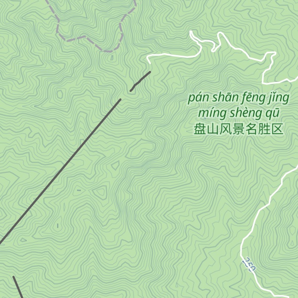 Map of Zǐ Gài Fēng