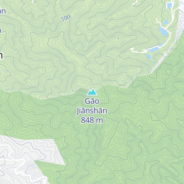 Map of Gāo Jiānshān