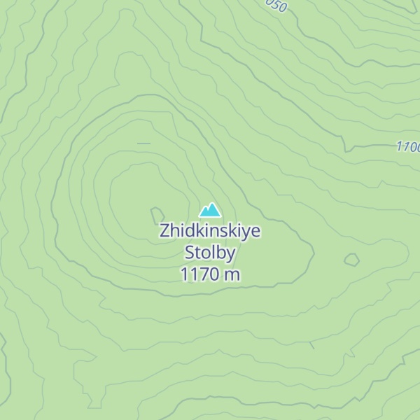 Map of Zhidkinskiye Stolby
