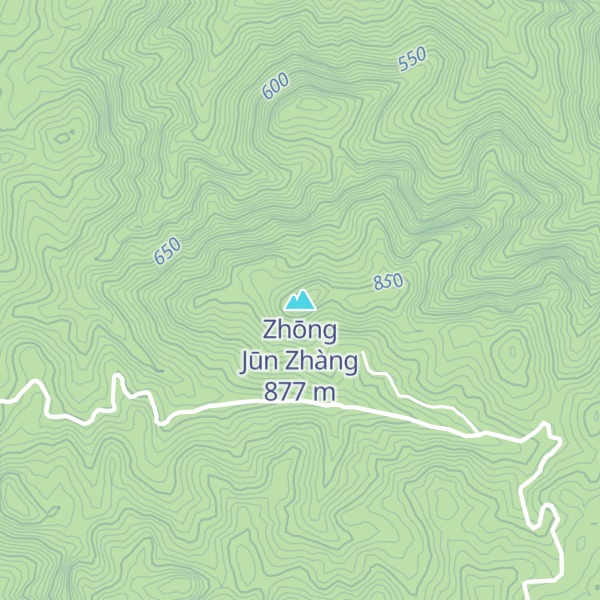 Map of Zhōng Jūn Zhàng