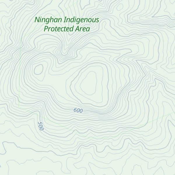Map of Mount Singleton