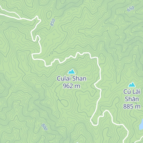 Map of Culai Shan