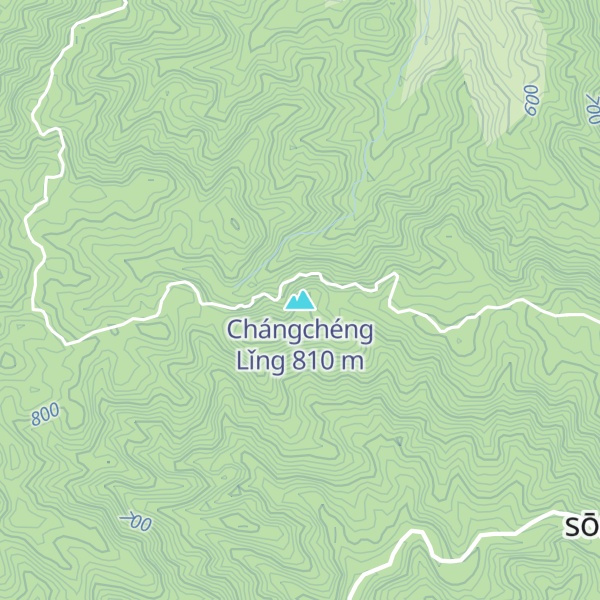 Map of Chángchéng Lǐng