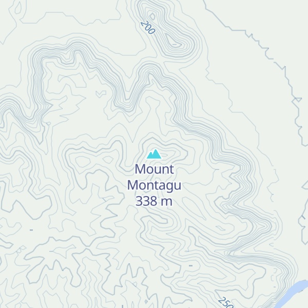 Map of Mount Montagu