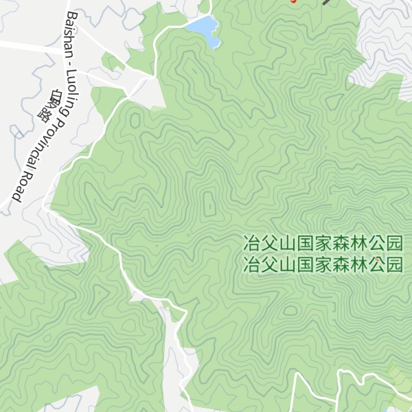 Map of Yáng Jiā Lǐng