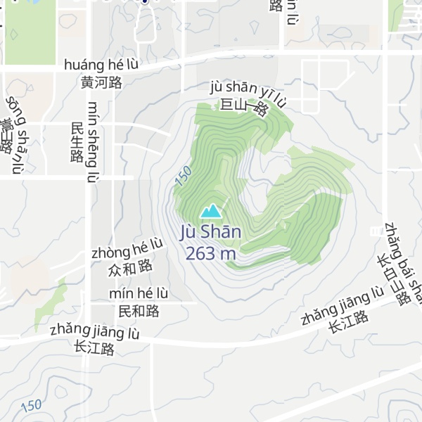 Map of Jù Shān