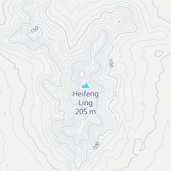 Map of Heifeng Ling