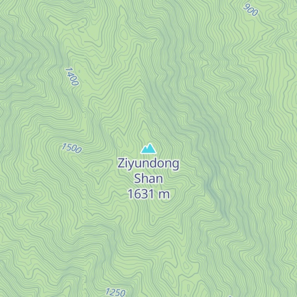 Map of Ziyundong Shan