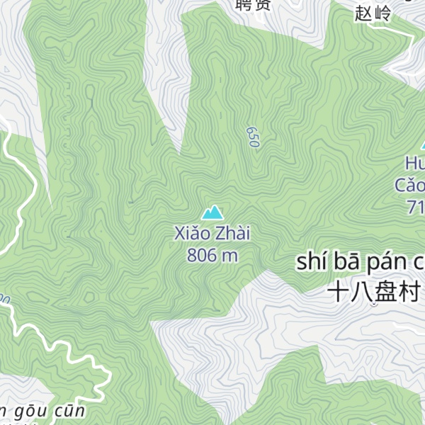 Map of Xiǎo Zhài