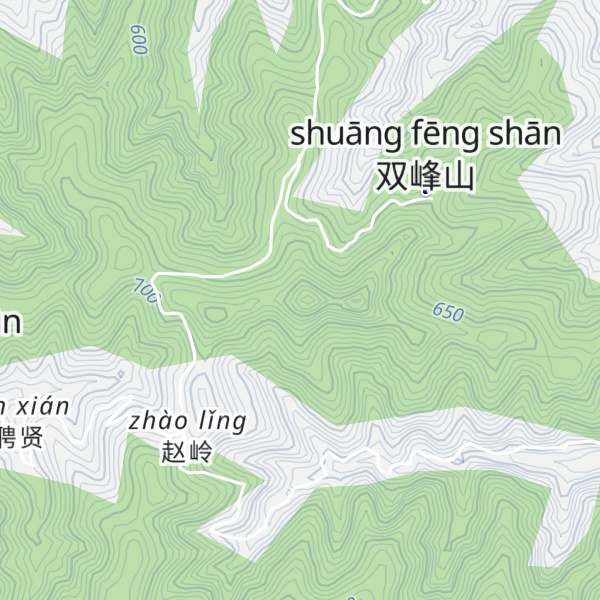 Map of Shuāng Fèngshān