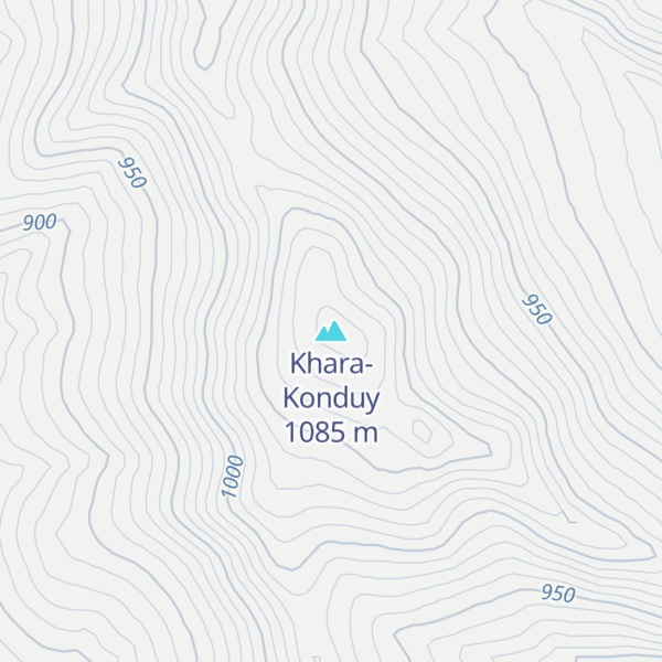 Map of Khara-Konduy