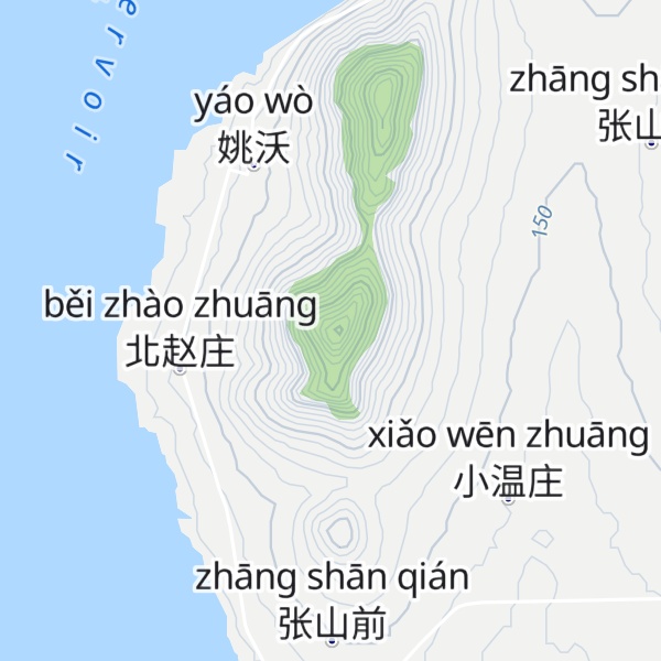 Map of Zhāng Shān