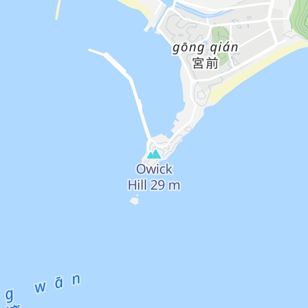 Map of Owick Hill