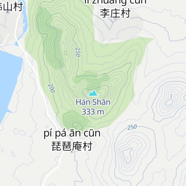 Map of Hán Shān