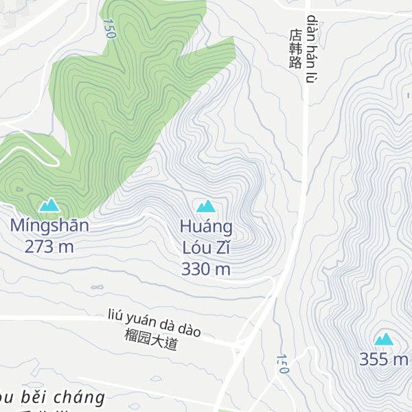 Map of Huáng Lóu Zǐ