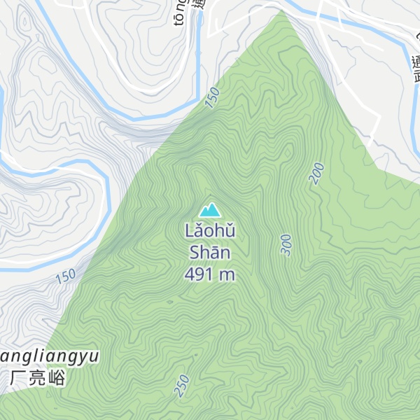 Map of Lǎohǔ Shān