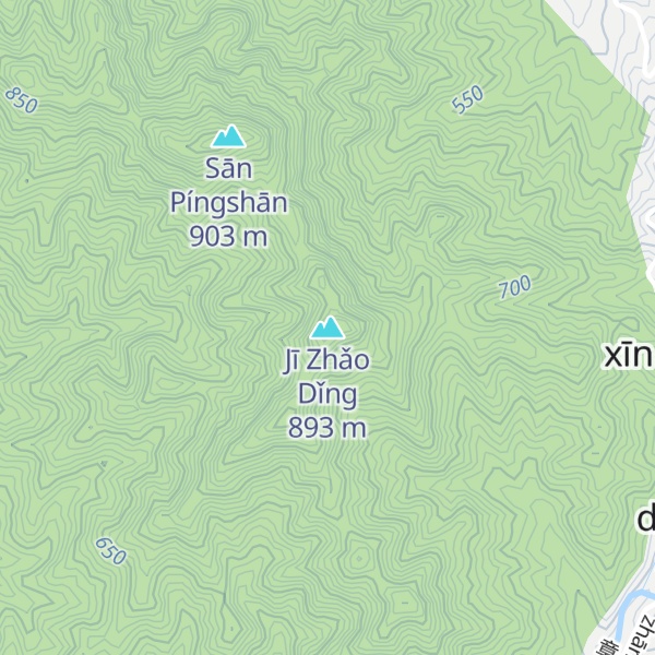 Map of Jī Zhǎo Dǐng