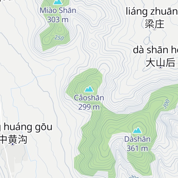 Map of Cǎoshān