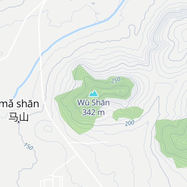 Map of Wū Shān