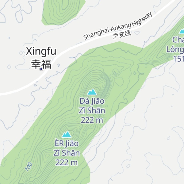 Map of Dà Jiāo Zǐ Shān