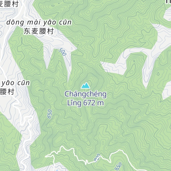 Map of Chángchéng Lǐng