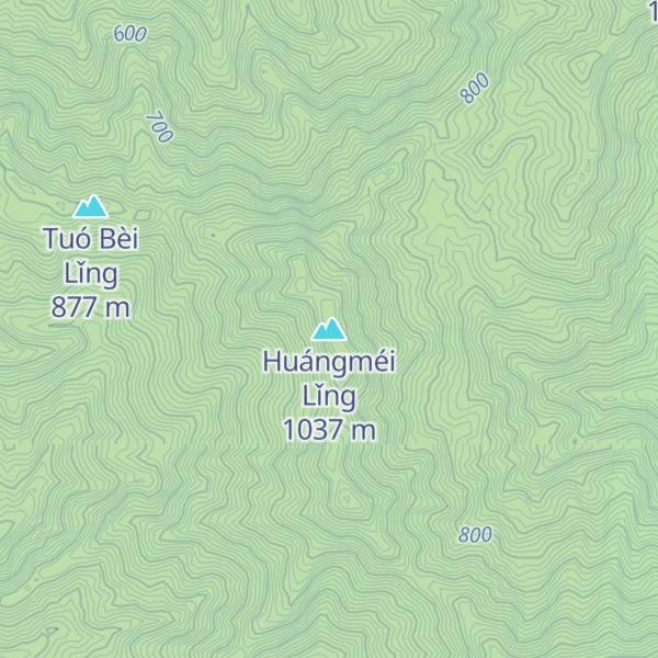 Map of Huángméi Lǐng