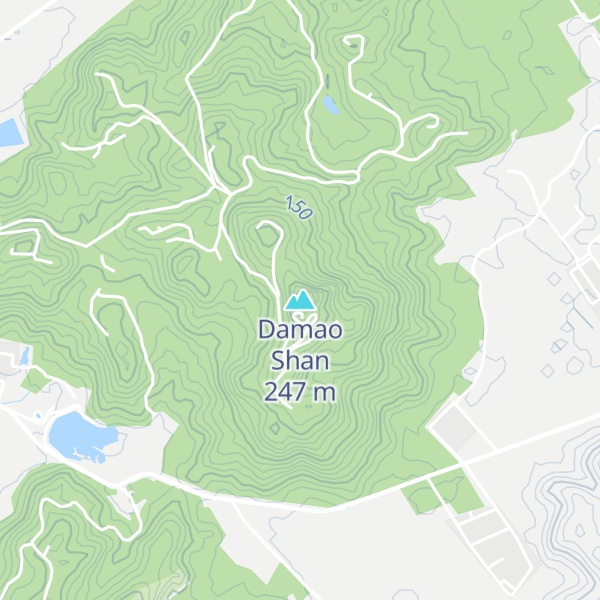 Map of Damao Shan